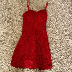 Red Lace Dress